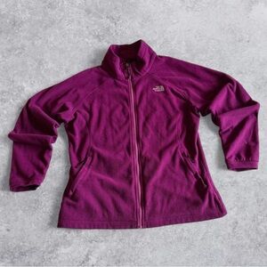 the north face glacier fleece zip jacket 💜 size large